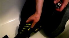 play Piss-Soaked Jean and Destroyed Nike TN: A Wet and Wild Encounter