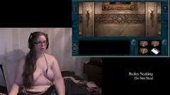 play يلعب برج ملكي عاري مع فتاة BBW Gamer